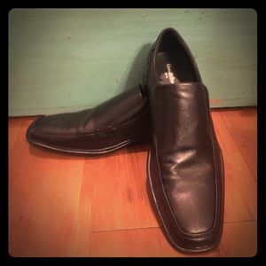 Good fellow men’s black dress shoes